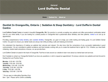Tablet Screenshot of lorddufferindental.com